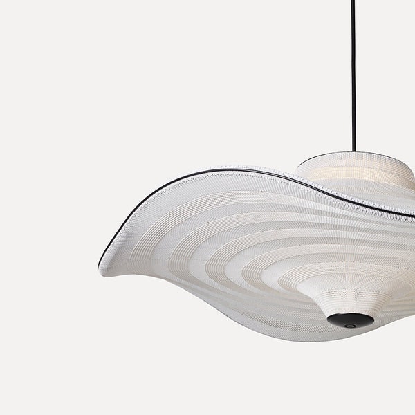 Flying Lamp - Ivory White Ø96 Cm Pendant by made by hand