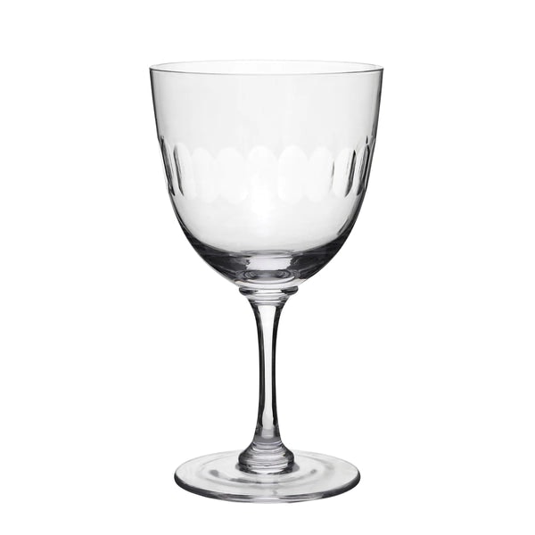 Crystal Wine Glass With Lens Design | 6x by The Vintage List