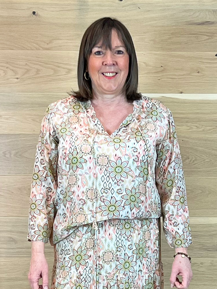 Charlotte Sparre - Laila Blouse Jasmin Green - Uk 16