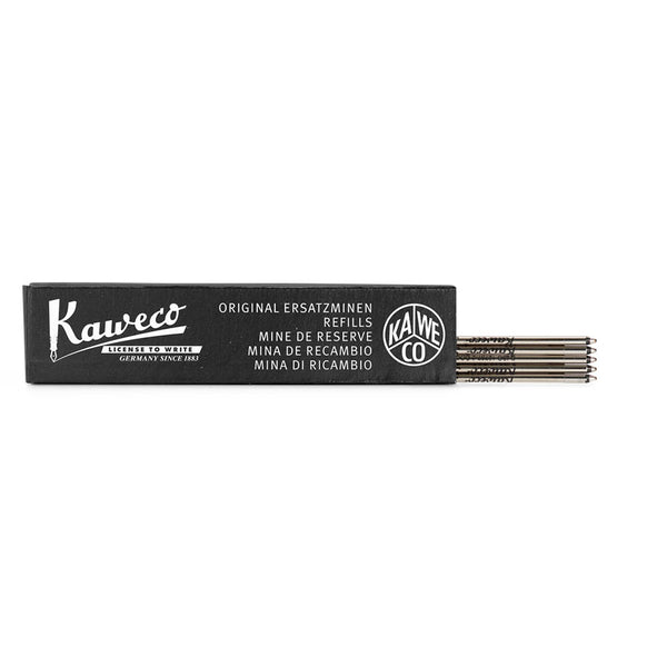 Kaweco - Boîte De 5 Mines Pour Stylo Bille - Noir