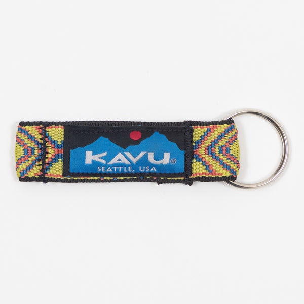 Kavu Key Chain Key Ring In Yellow In Multi