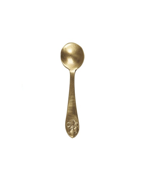 Brass Salt Spoon by lb Laursen