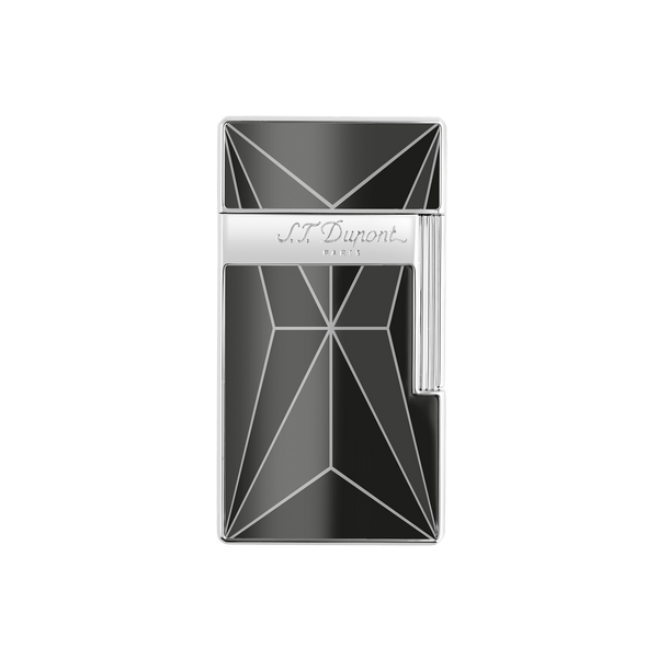 St Dupont Bq Biggy Fire X Black/chrome Art. 025070 In Black