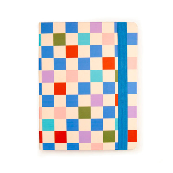 Kikkerland Design - Checkered Notepad With Self-adhesive Notes