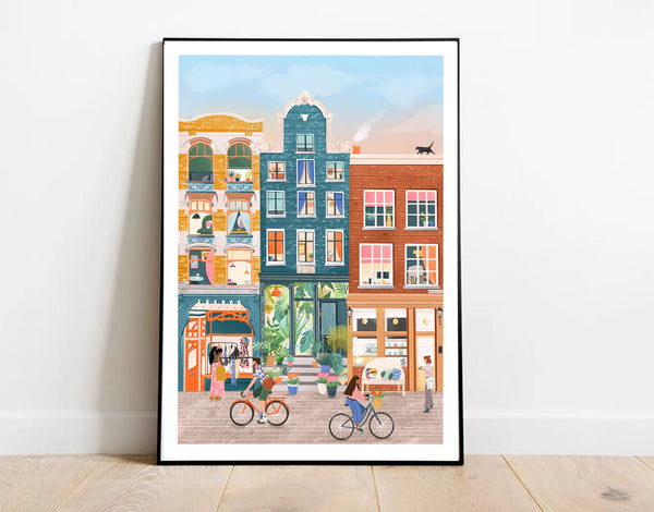 Simply Katy - A5 Nine Streets Amsterdam Print - A5
