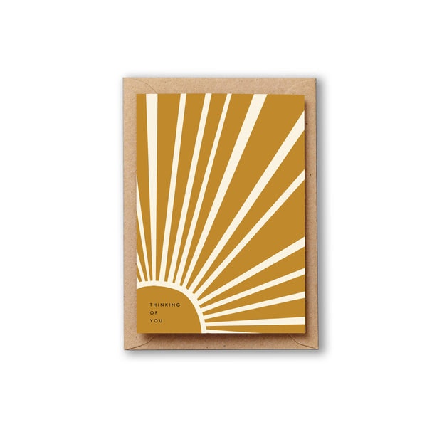 Thinking Of You Sunrise Card by Lucy Says I Do