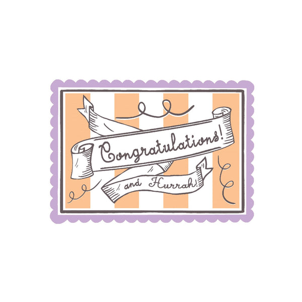 Mercer-mercer - Card Congratulations And Hurrah