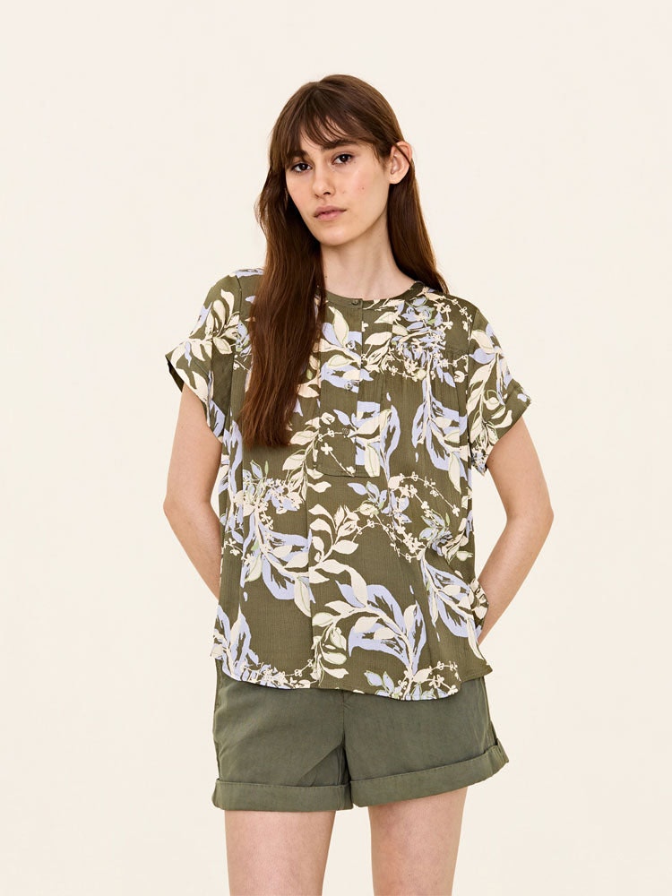 Odd Molly Frizzante Blouse Deep Green