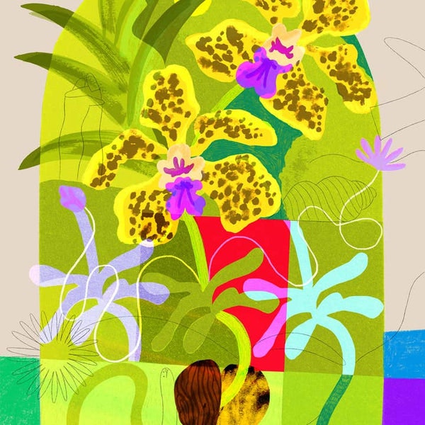 Flower 1 Print by Lucy Sherston