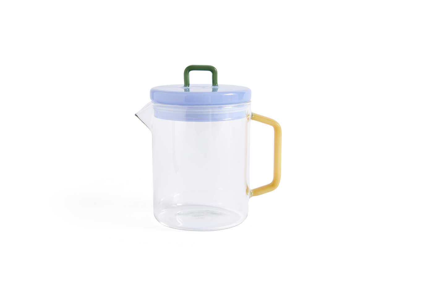 Hay - Croquette With Lid And Handle - Light Light Blue | Yellow