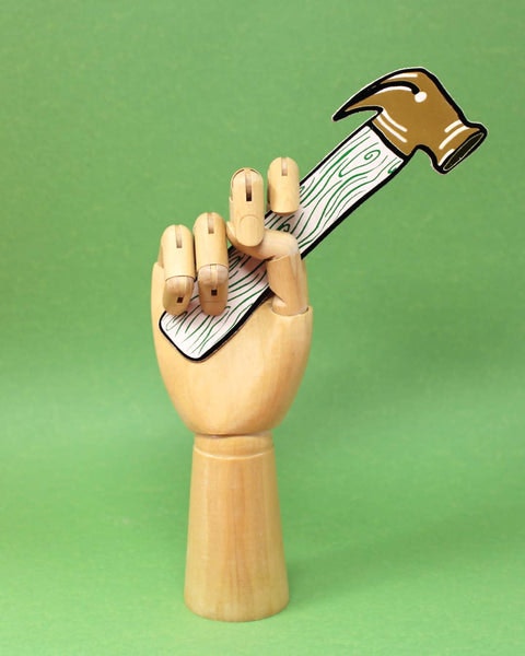 Hammer Bookmark by Ark Colour Design