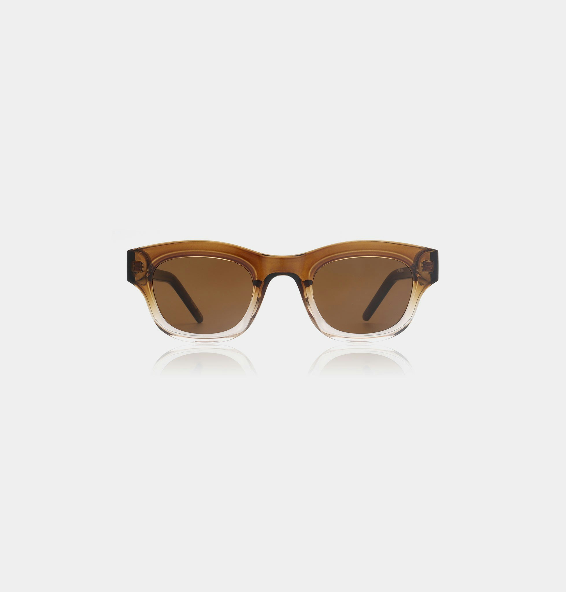 Ak Sunnies Lunettes De Soleil Lane Smoke Champagne In Brown