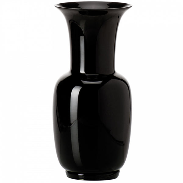Venini - Opalino Vase F03 706.38 Black Diam 14 h 30 Cm