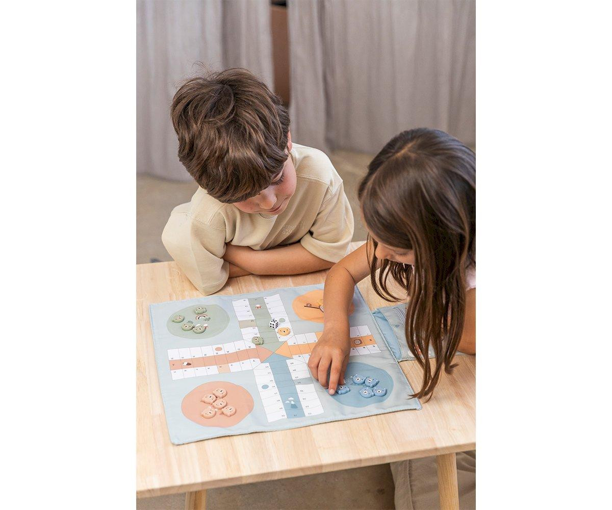 Monneka - Travel Game In Fabric - Ludo - Monnëka