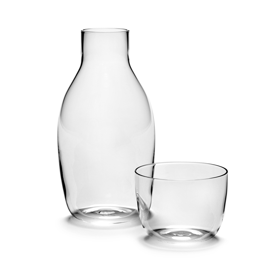 Serax - Carafe + Glass Low Passe-partout