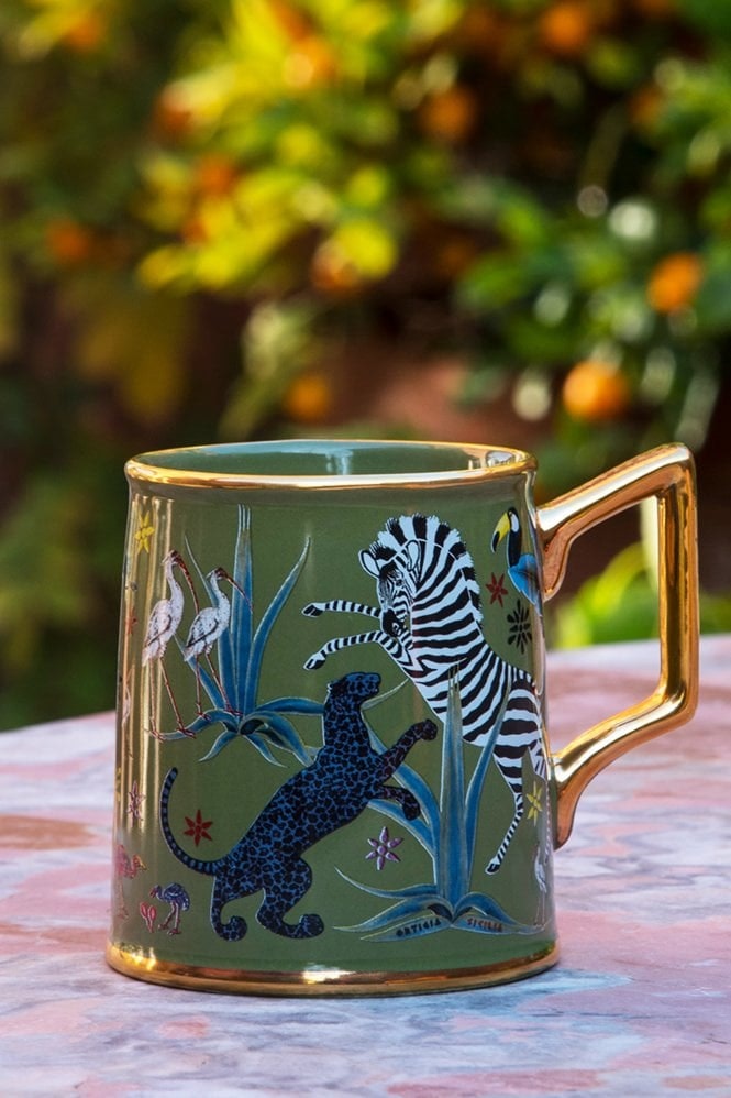 Mug In Jungle Green by Ortigia