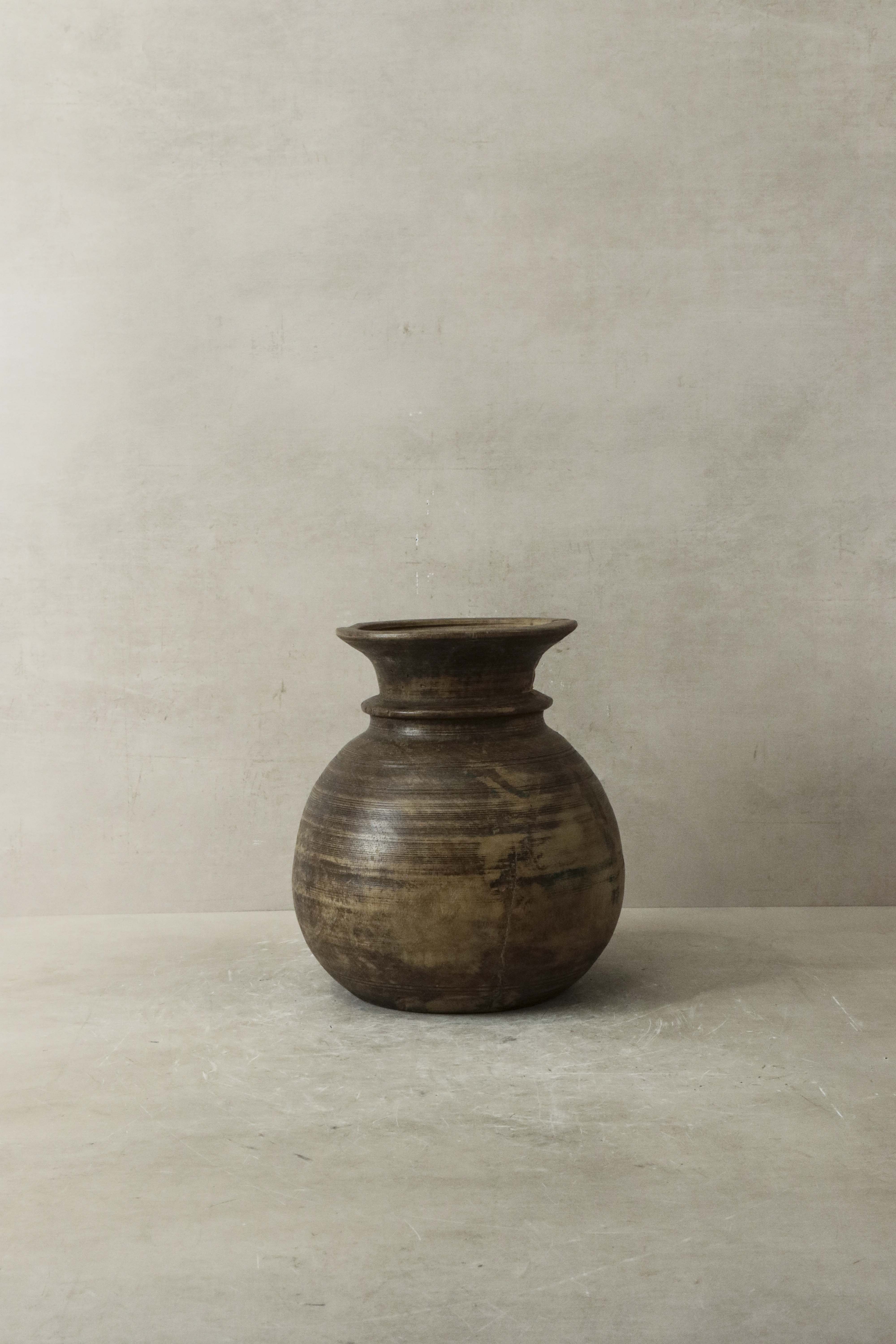 Botanical Boys - Vintage Teak Vase - 57.2