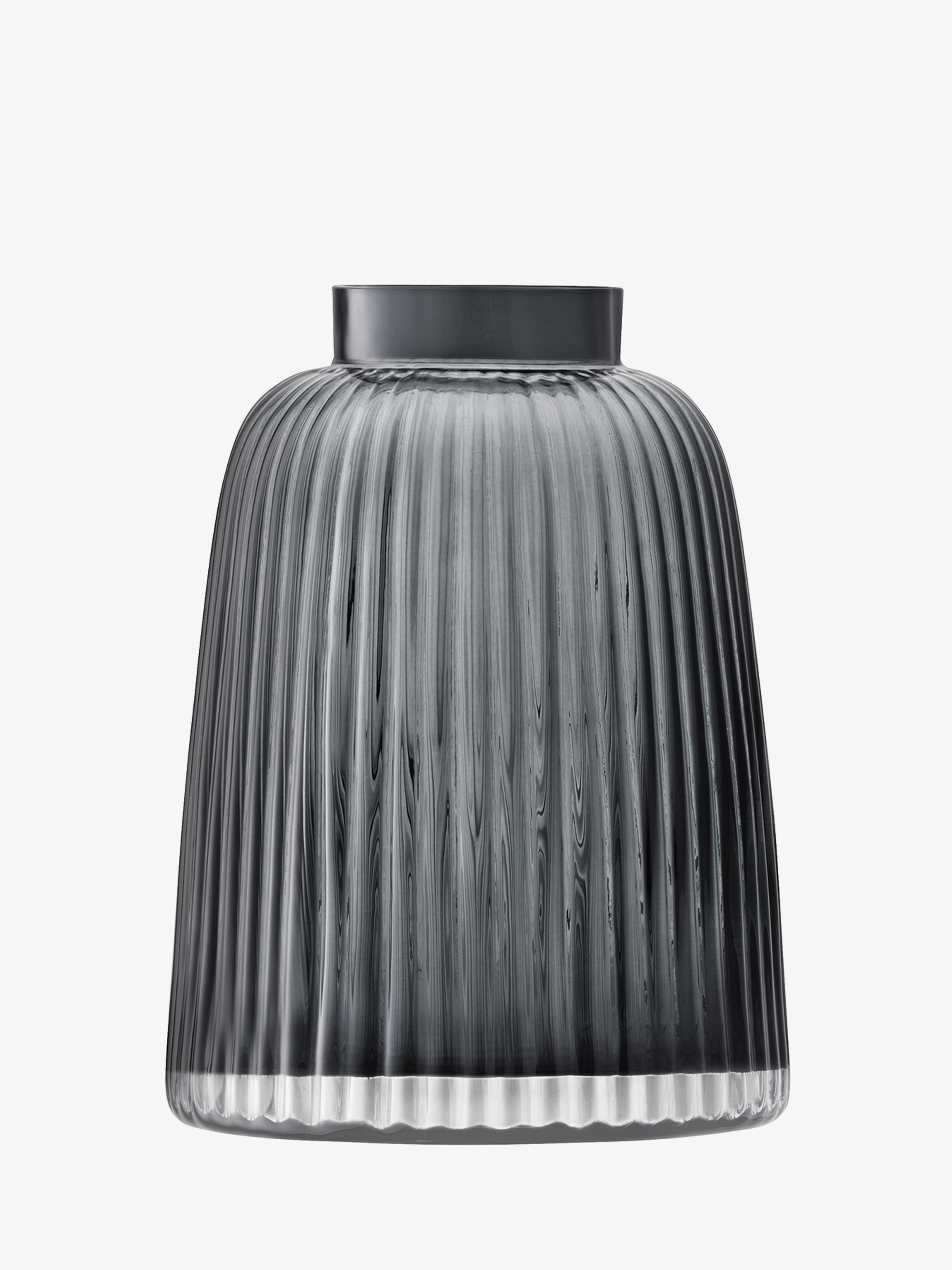 Lsa International - 26cm Grey Pleat Vase