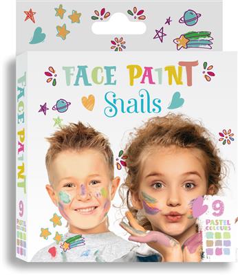 Snails - Face Painting - Pastel Colors