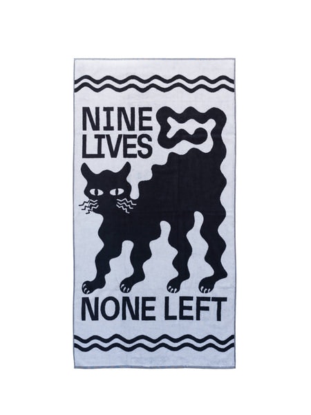 Nine Lives Towel by YOD&CO