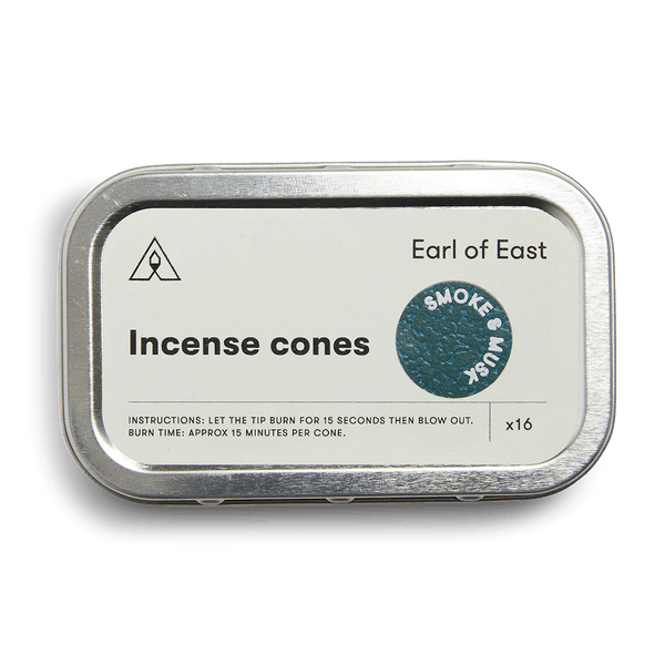 Smoke & Musk Incense Cones by Earl of East London