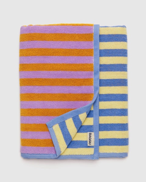 Bath Towel - Hotel Stripe by Baggu