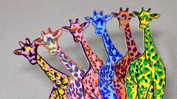 Giraffe Bookmark by Ark Colour Design