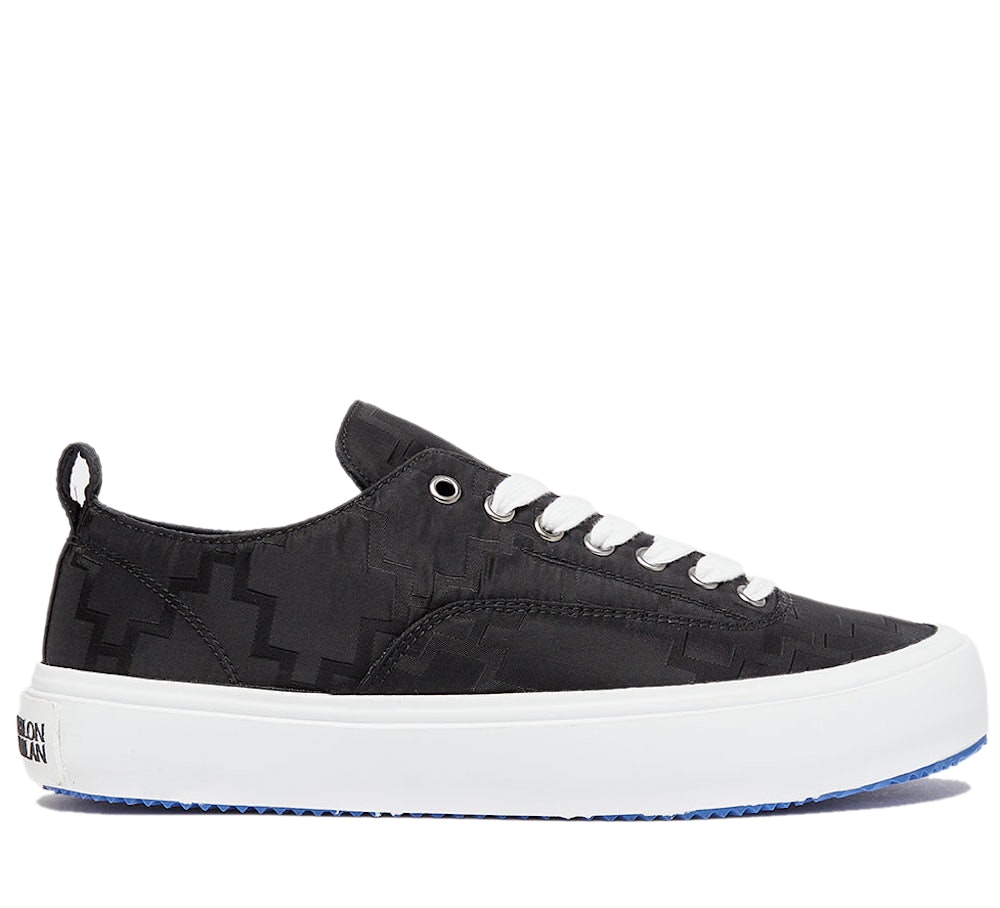 Marcelo Burlon County Of Milan Allover Cross Viento Vulcanized Sneakers In Black