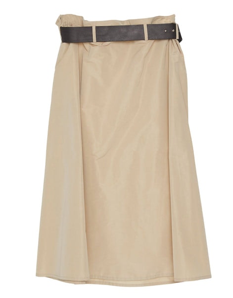 Hache Skirt Woman S43079014 42 Manu Skirt In Brown