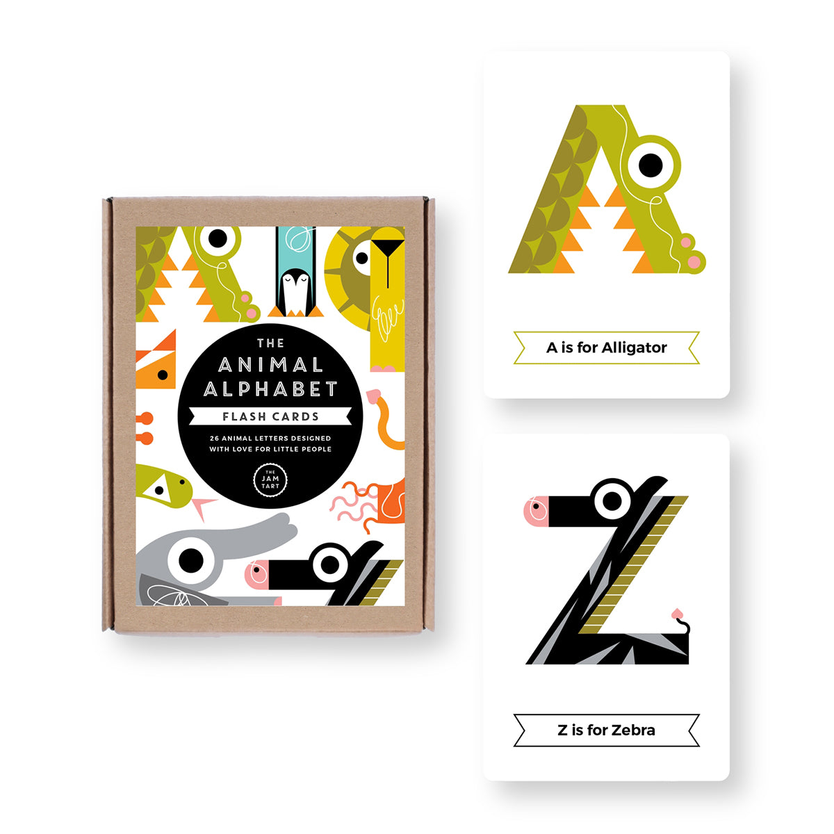 The Jam Tart - The Jam Tart Alphabet Flash Cards