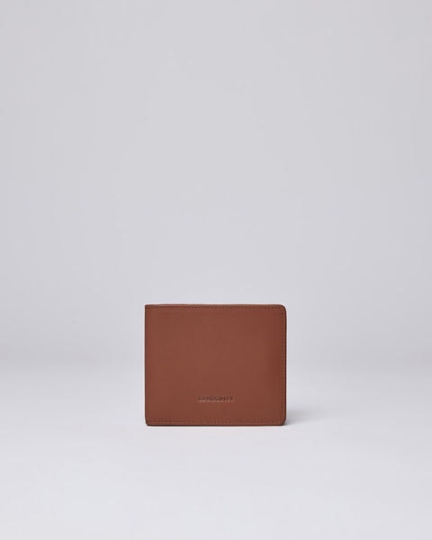 Sandqvist Manfred Wallet Brown In Burgundy