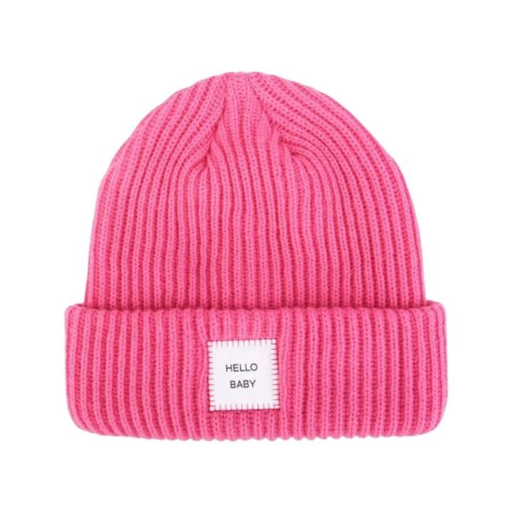 Verb To Do Gorro De Invierno Hello Baby  In Pink