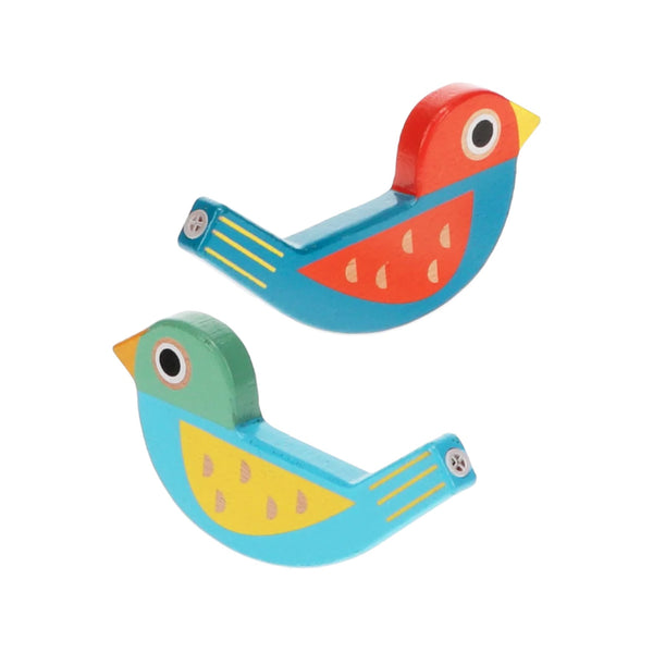 Rex London - Whistle Wooden Bird - Red