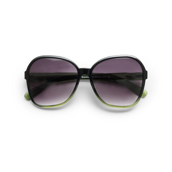 Have A Look Butterfly Green-black Sunglasses