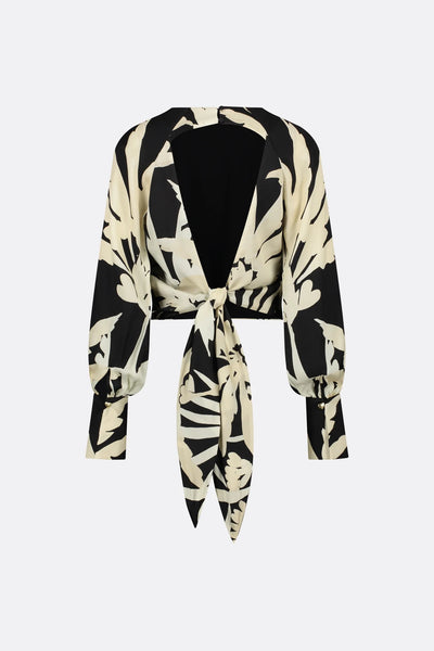 Fabienne Chapot - Paloma Top - Creme Brûlée / Black - 36