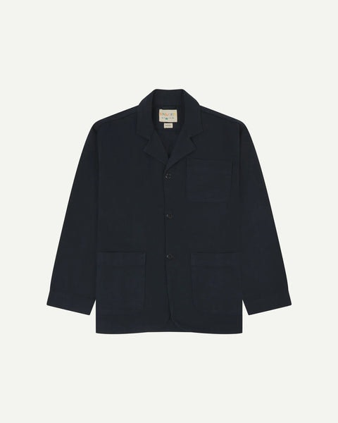 Spoiled Life Uskees Drill Blazer In Black