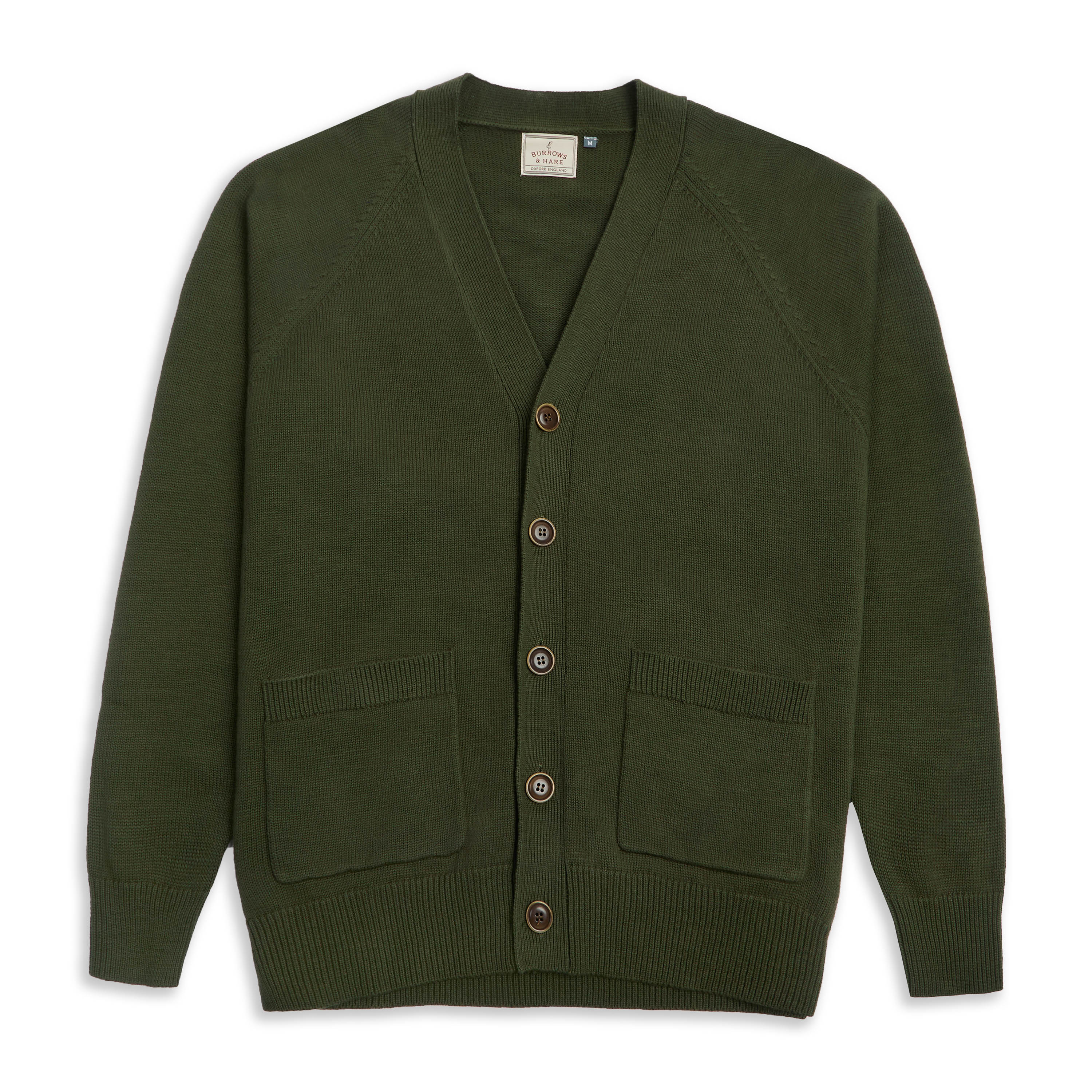 Burrows & Hare - Cardigan - Green - Xl