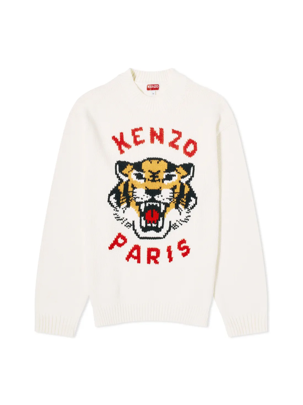 Kenzo - Lucky Tiger Logo Sweater - L