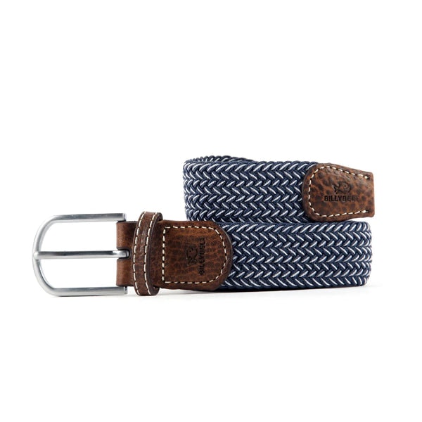 Billybelt Elastic Woven Belt In Blue