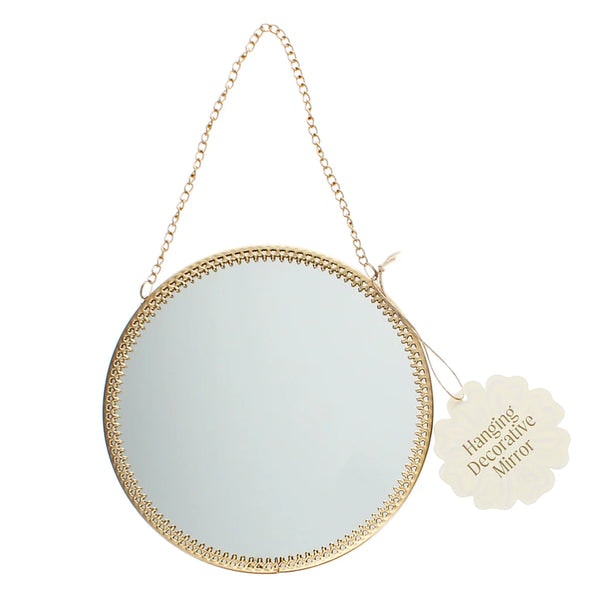 Large Round Hanging Mirror by Rex London