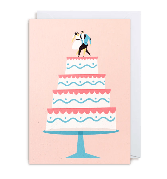Wedding Cake Card by Lagom Design