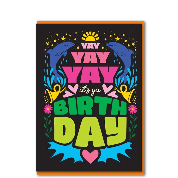 Yay Yay Yay Birthday Card by Objectables
