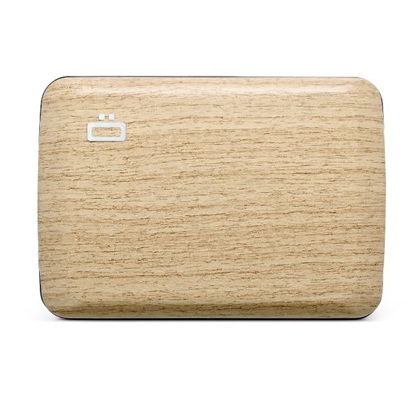 Ogon - Portatessere Design Smart Case V2 Alu Bamboo