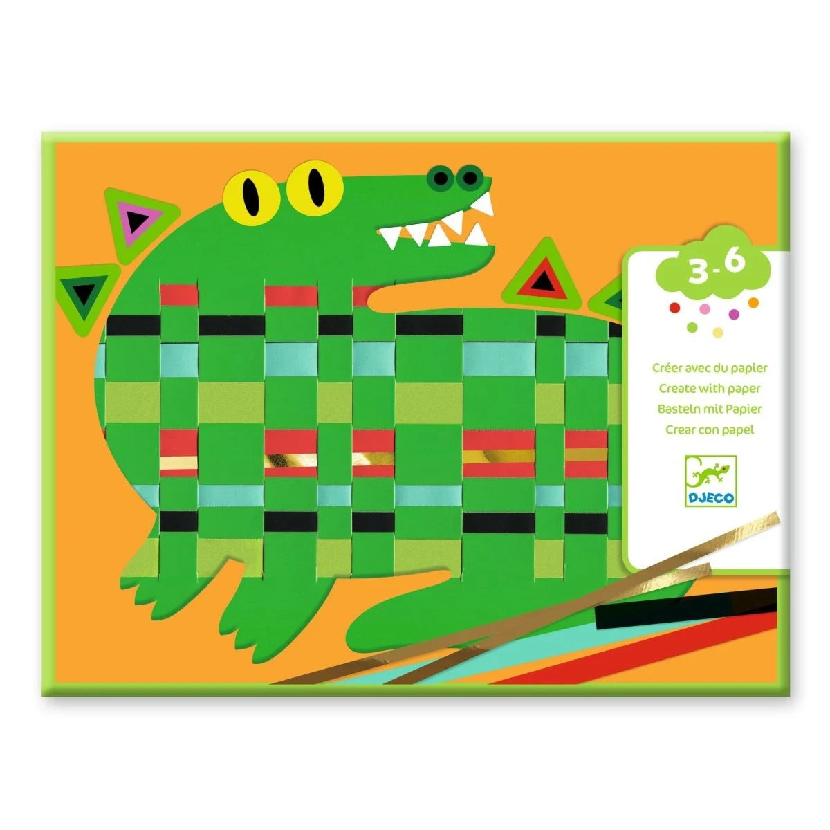 Djeco - Create With Paper - In Front And Behind