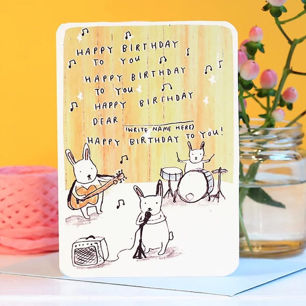 Birthday Bunny Band by Laura Skilbeck
