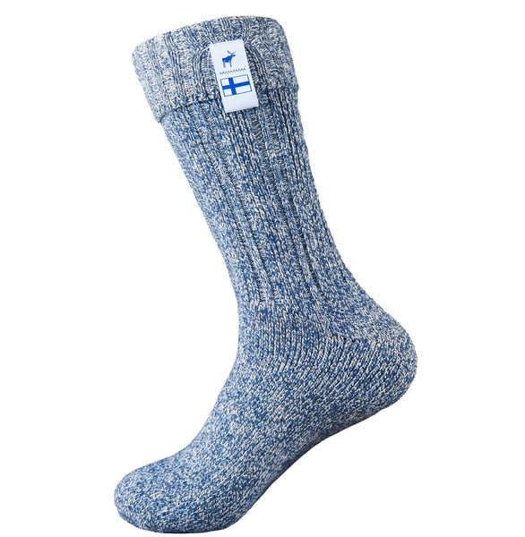 The Nordic Sock Company 6-8 Sisu Socks- Baltic Blue