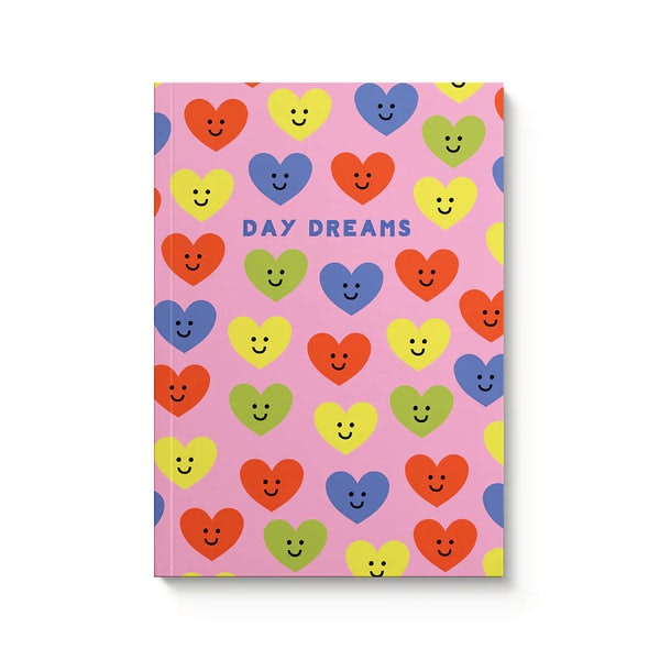 Day Dream Hearts Notebook by Ohh Deer