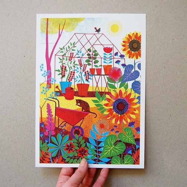 Greenhouse Print by Printer Johnson
