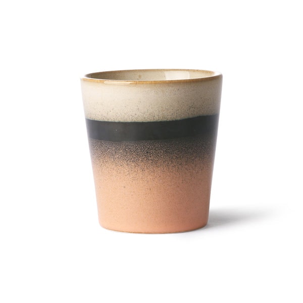 70s Ceramics Coffee Mug - Tornado by HK Living
