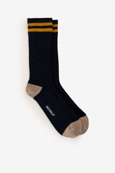 Ecoalf - Navy Mountain Socks - 36/38